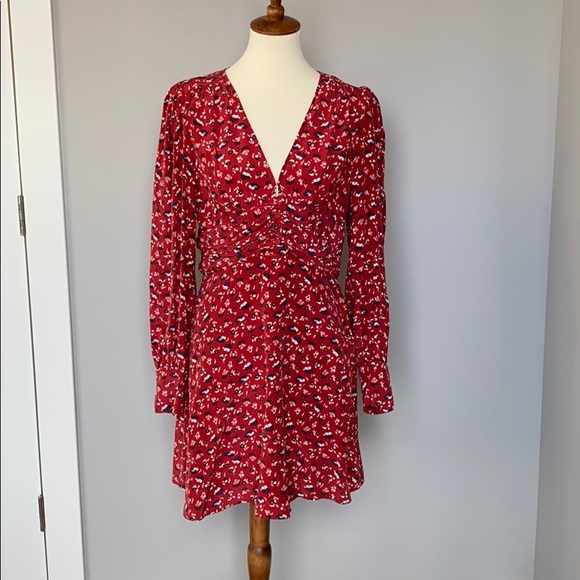veronica beard red dress